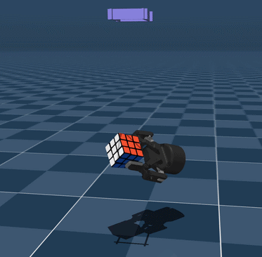 gripper with cube